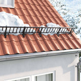 vidaXL Sneeuwbeschermingssteun Antraciet 29,5 x 3 x 34,5 cm Staal