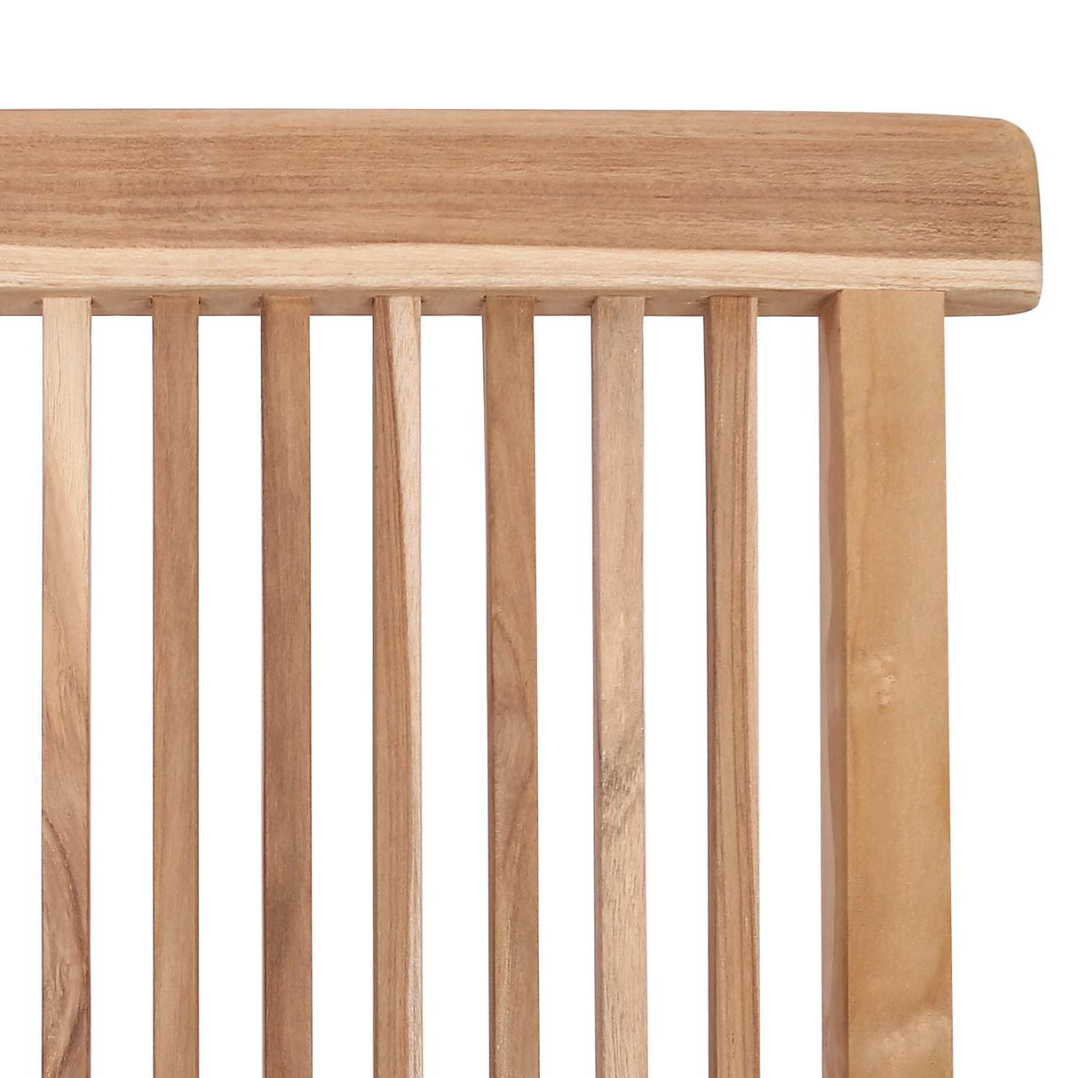 vidaXL Opvouwbare Tuinstoel 2 st Naturel Massief Teakhout