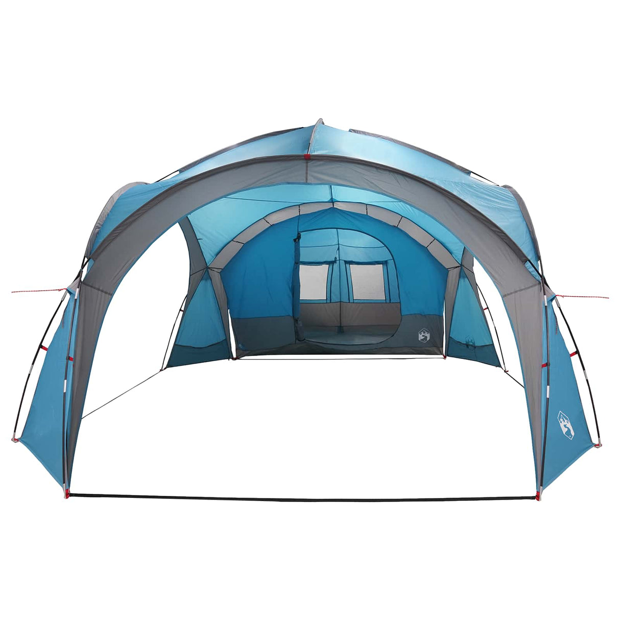 vidaXL Zijtent met dak Groen 410 x 410 x 250 cm Polyester en Staal