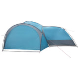 vidaXL Zijtent met dak Groen 410 x 410 x 250 cm Polyester en Staal
