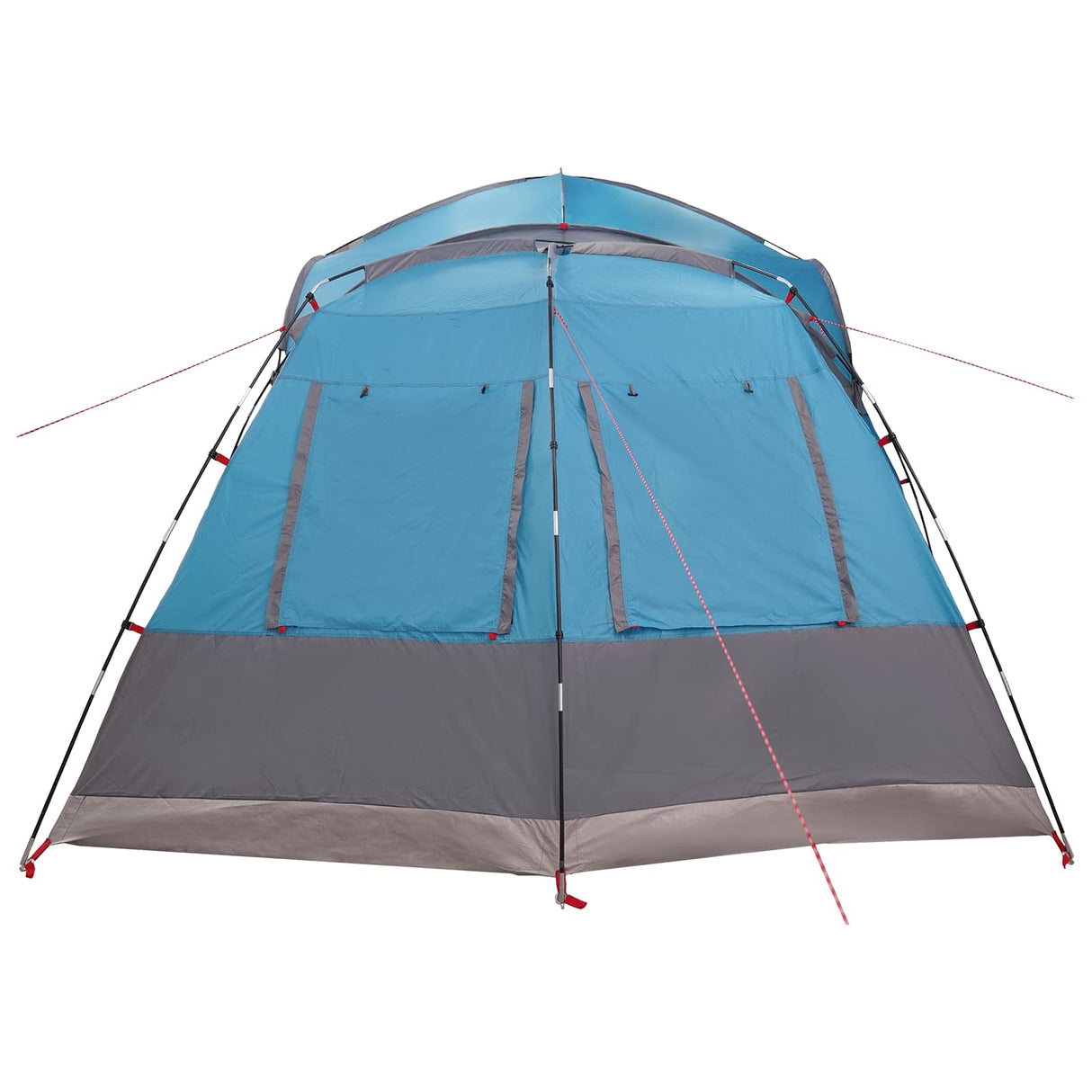 vidaXL Zijtent met dak Groen 410 x 410 x 250 cm Polyester en Staal