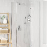 vidaXL Concealed Shower System (Square) silver Stainless steel 201