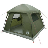 vidaXL Huisje Tent Olijfgroen 244 x 213 x 183 cm Polyester en Staal