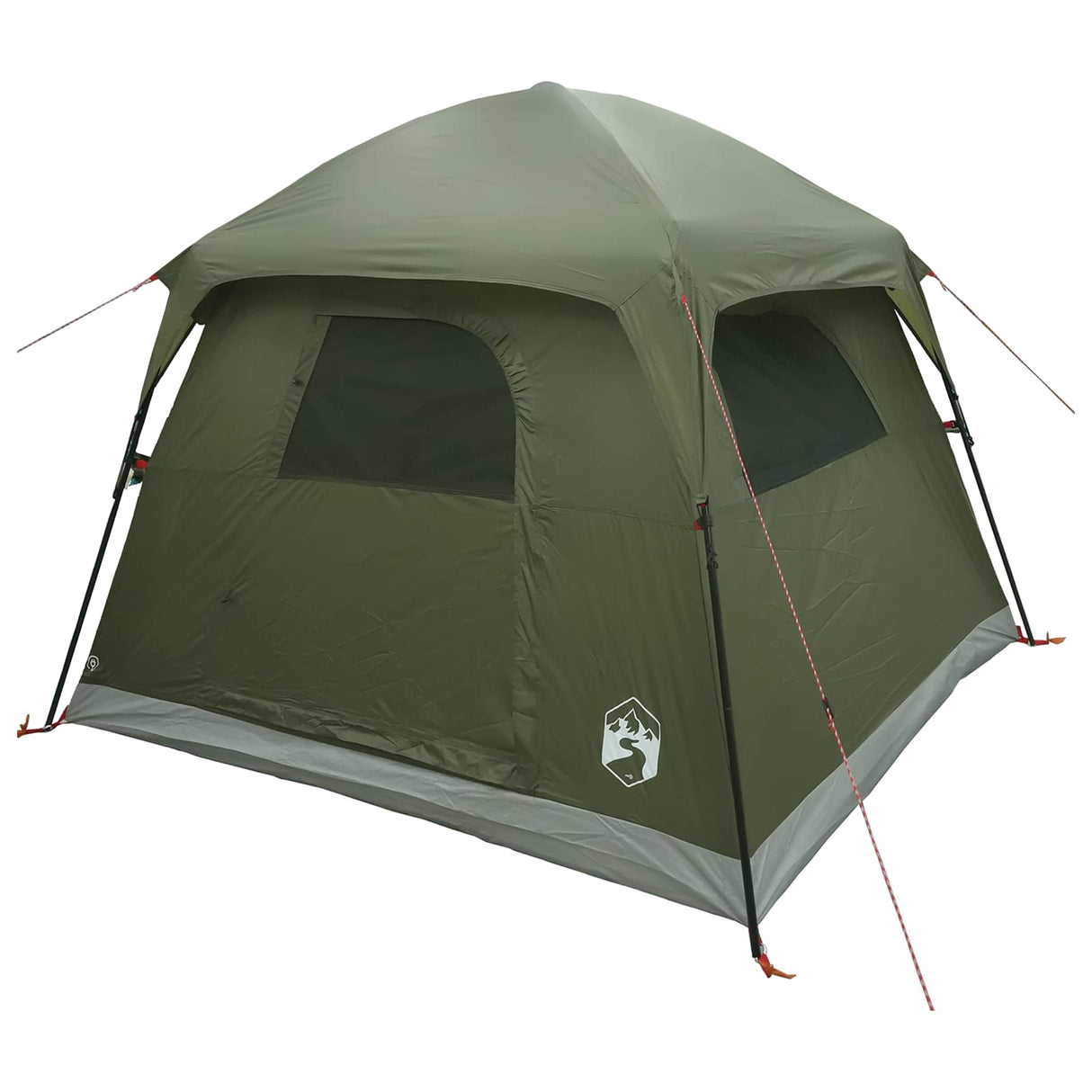 vidaXL Huisje Tent Olijfgroen 244 x 213 x 183 cm Polyester en Staal