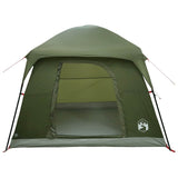 vidaXL Huisje Tent Olijfgroen 244 x 213 x 183 cm Polyester en Staal