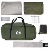 vidaXL Huisje Tent Olijfgroen 244 x 213 x 183 cm Polyester en Staal