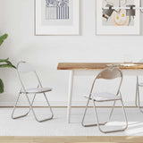 vidaXL Folding chair 2 pcs Black and Grey 48 x 43.5 x 81 cm