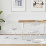 vidaXL Folding chair 2 pcs Black and Grey 48 x 43.5 x 81 cm