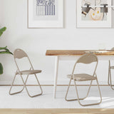 vidaXL Folding chair 2 pcs Black and Grey 48 x 43.5 x 81 cm