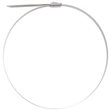 vidaXL Cable Tie 250 pcs 7.9 x 800 mm Black