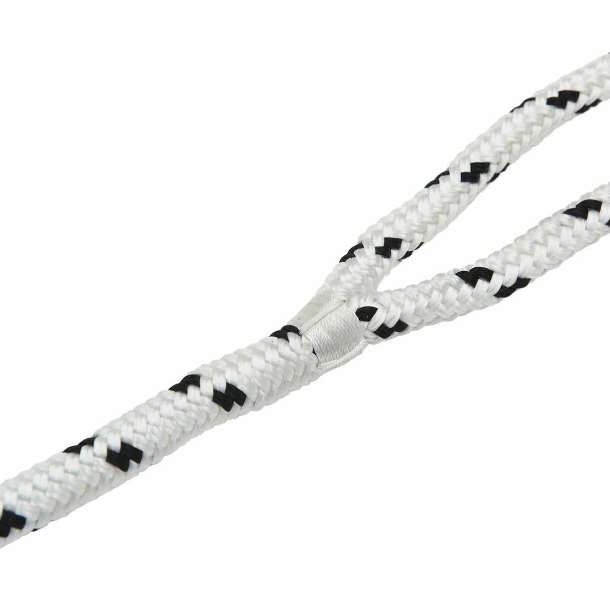 vidaXL Boottouw 6 m 1 Wit en zwart Polyester