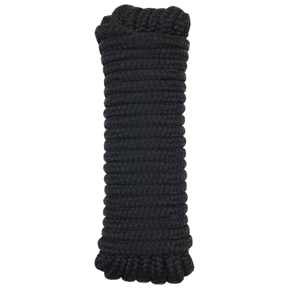vidaXL Boottouw 6 m 1 Wit en zwart Polyester