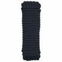 vidaXL Boottouw 6 m 1 Wit en zwart Polyester