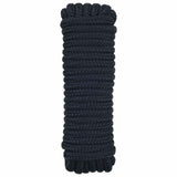 vidaXL Boottouw 6 m 1 Wit en zwart Polyester