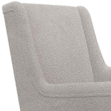 vidaXL Schommelstoel Lichtgrijs 62 x 80 x 85 cm Bouclé