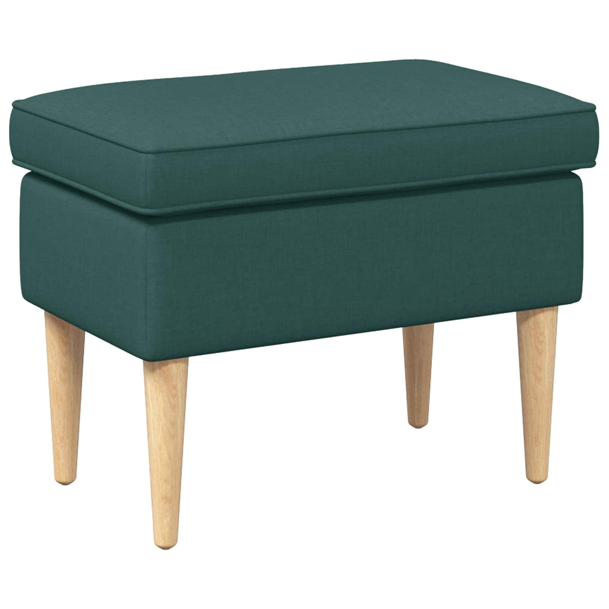 vidaXL Footstool Light Grey 55 x 35 x 41 cm Polyester
