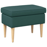 vidaXL Footstool Light Grey 55 x 35 x 41 cm Polyester