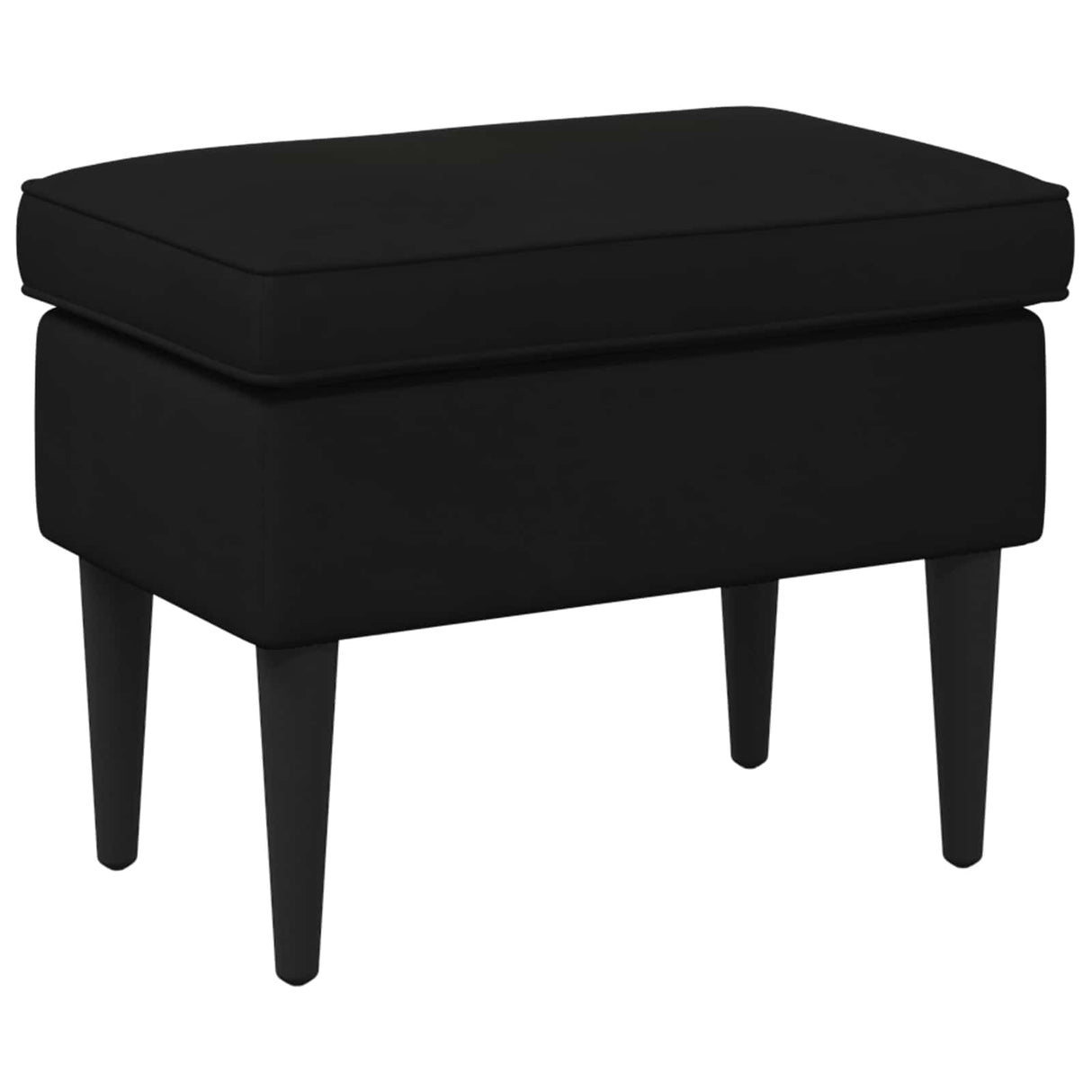 vidaXL Footstool Light Grey 55 x 35 x 41 cm Velvet