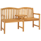 vidaXL Handmade Rose Bench 150.5 x 60 x 95 cm Solid Teakwood