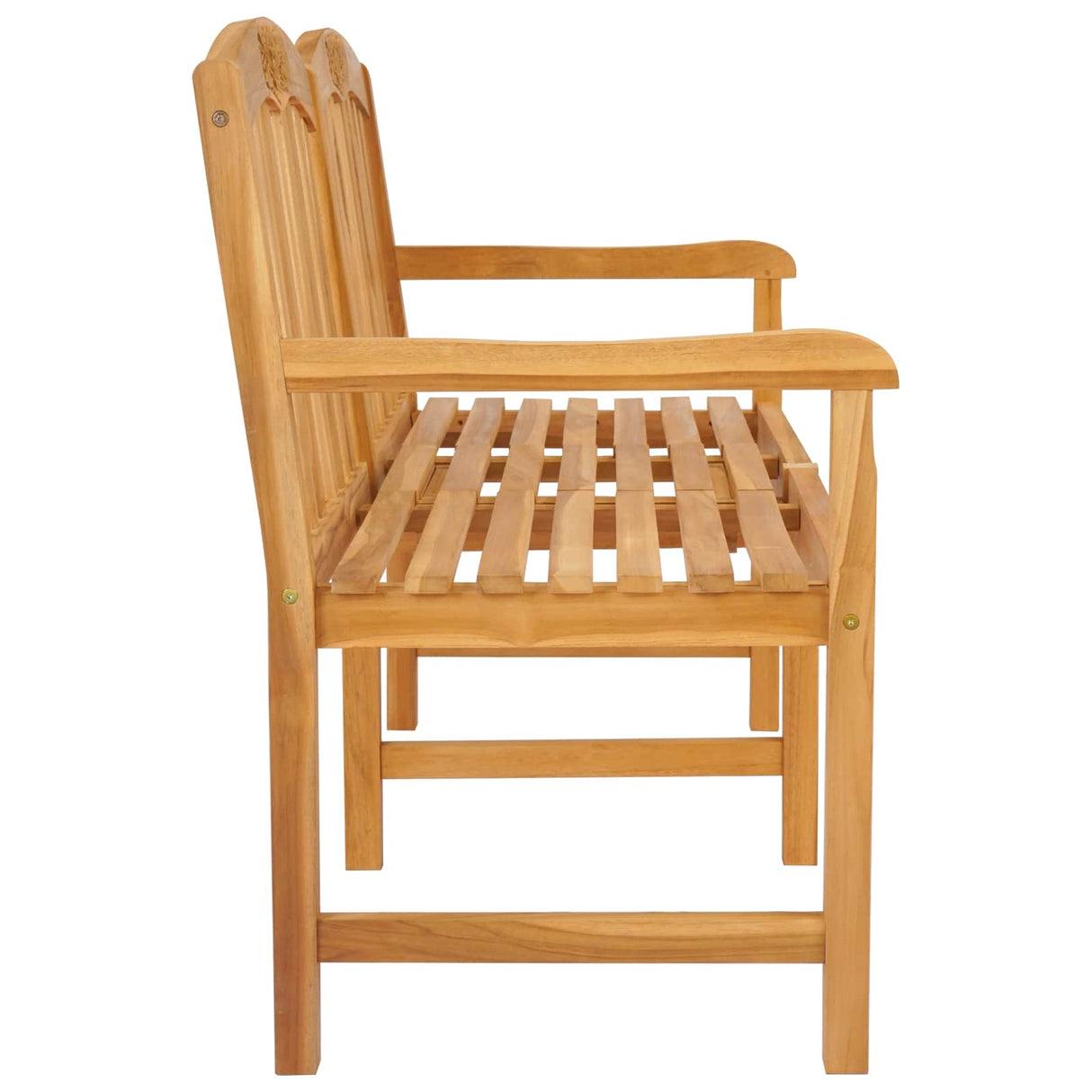 vidaXL Handmade Rose Bench 150.5 x 60 x 95 cm Solid Teakwood