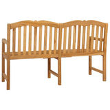 vidaXL Handmade Rose Bench 150.5 x 60 x 95 cm Solid Teakwood