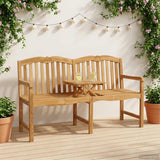 vidaXL Handmade Rose Bench 150.5 x 60 x 95 cm Solid Teakwood