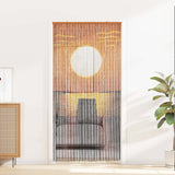 vidaXL Insectengordijn bamboe print 90x220 cm bamboe