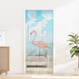 vidaXL Insectengordijn bamboe print 90x220 cm bamboe