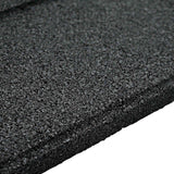 vidaXL Stapsteen 6 pcs Zwart 40,5 x 40,5 x 2 cm Rubber