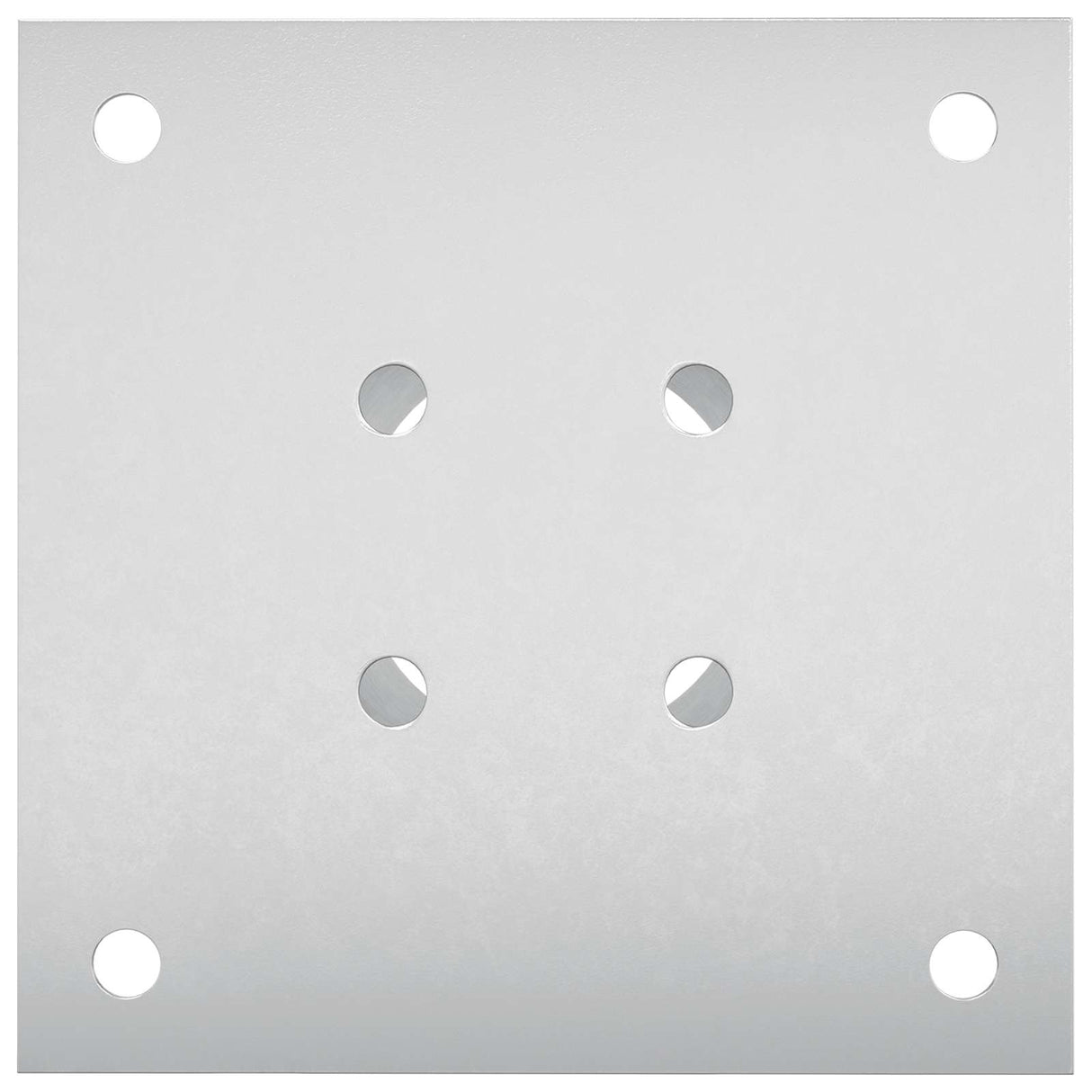 vidaXL Ronde Grondanker 4 pcs Zilverkleurig 15 x 15 x 15 cm Metaal