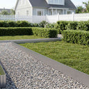 vidaxl Lawn Edging 5 m x 10 cm Galvanised Steel Silver