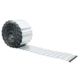 vidaxl Lawn Edging 5 m x 10 cm Galvanised Steel Silver
