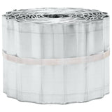 vidaxl Lawn Edging 5 m x 10 cm Galvanised Steel Silver