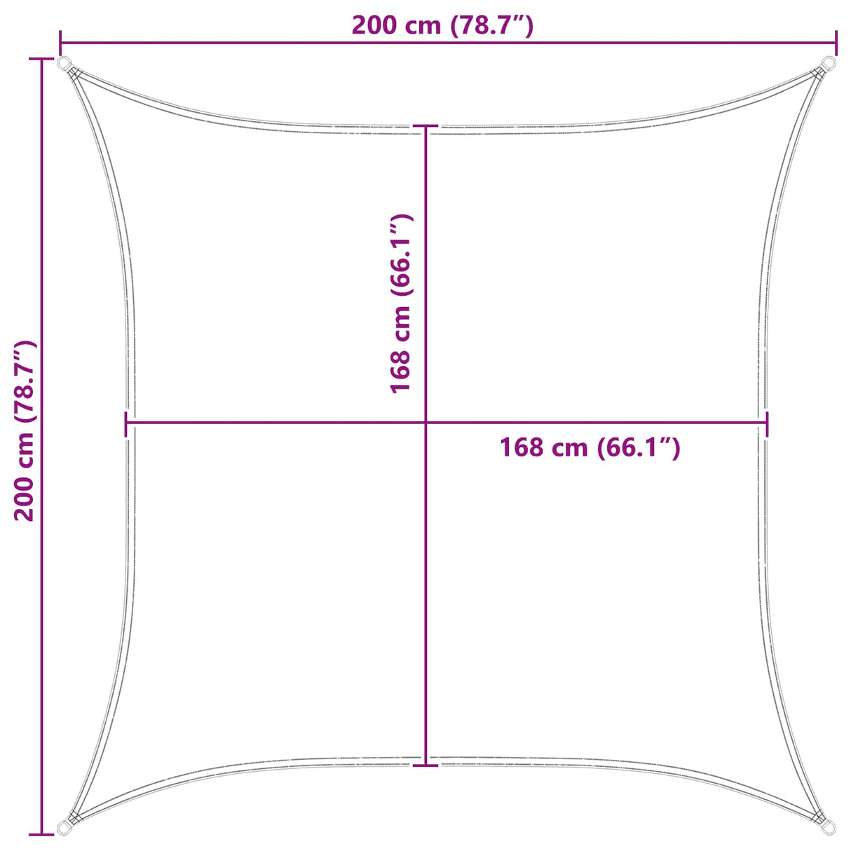 vidaXL Zonnescherm vierkant 2,5x2,5 m oxford stof antracietkleurig