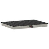 vidaXL Tuin Vloershower WPC en roestvrij staal 201 Bruin
