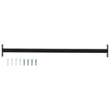 vidaXL Barrièrestang verstelbaar 710-1200 mm