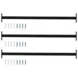 vidaXL Barrièrestang verstelbaar 710-1200 mm