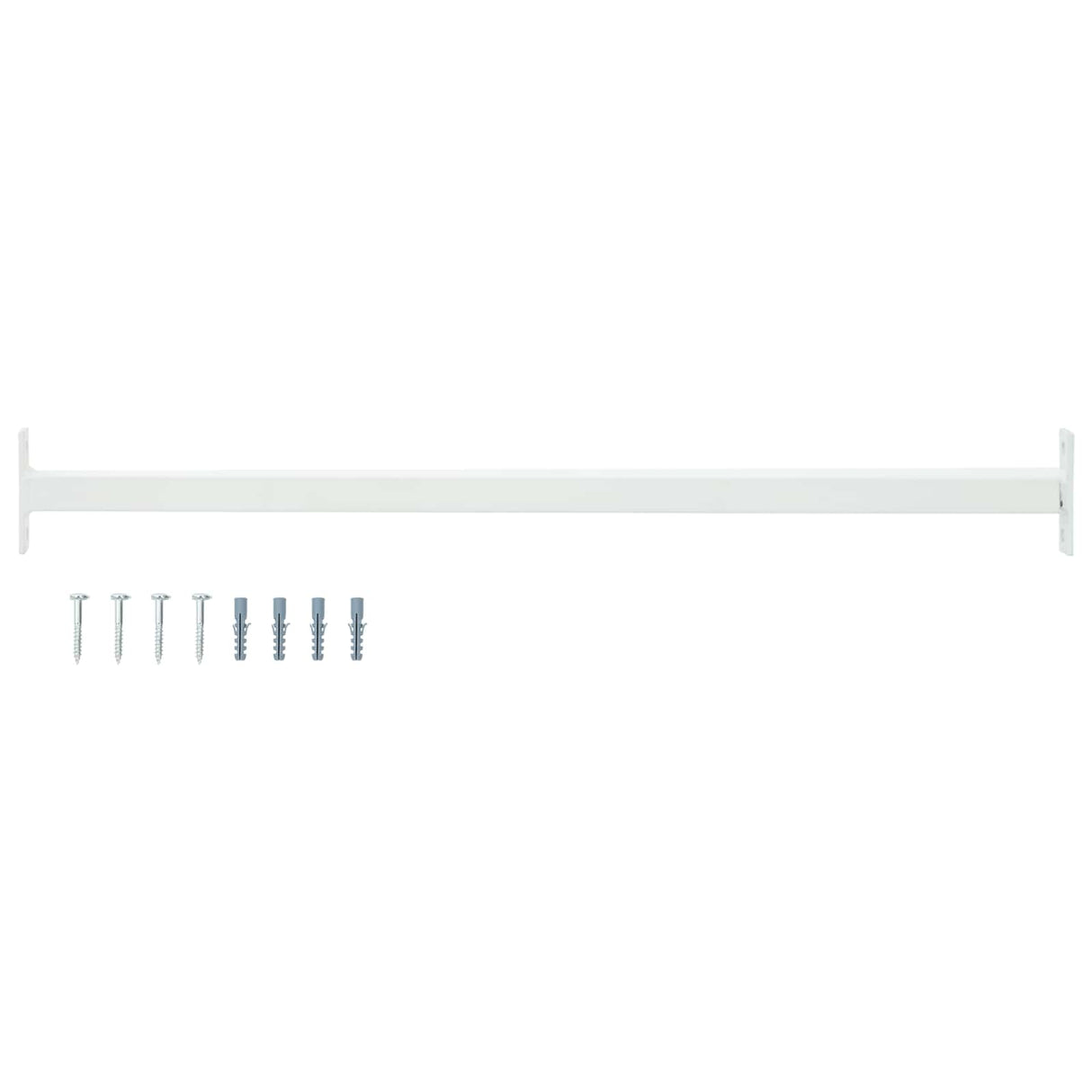 vidaXL Barrièrestang verstelbaar 710-1200 mm