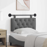 vidaXL Tête de lit suspendue Jean bleu 90 x 55 x 7 cm Tissu