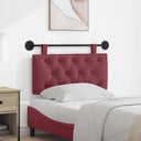 vidaXL Tête de lit suspendue Jean bleu 90 x 55 x 7 cm Tissu