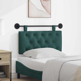 vidaXL Tête de lit suspendue Jean bleu 90 x 55 x 7 cm Tissu