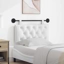 vidaXL Tête de lit suspendue Jean bleu 90 x 55 x 7 cm Tissu