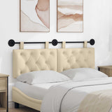 vidaXL Tête de lit suspendue Jean bleu 90 x 55 x 7 cm Tissu
