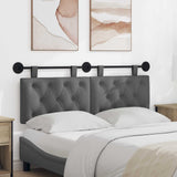 vidaXL Tête de lit suspendue Jean bleu 90 x 55 x 7 cm Tissu