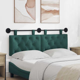 vidaXL Tête de lit suspendue Jean bleu 90 x 55 x 7 cm Tissu