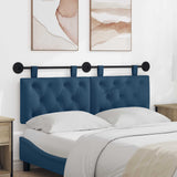 vidaXL Tête de lit suspendue Jean bleu 90 x 55 x 7 cm Tissu
