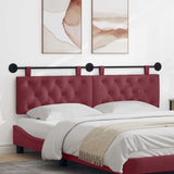 vidaXL Tête de lit suspendue Jean bleu 90 x 55 x 7 cm Tissu