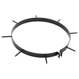 vidaXL Gras Aerator Klem met Spikes 5 pcs Ø 30 cm Staal