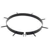 vidaXL Gras Aerator Klem met Spikes 5 pcs Ø 30 cm Staal