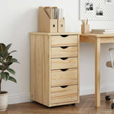 vidaXL Kast Honing bruin 34 x 39 x 61,5 cm Massief vurenhout